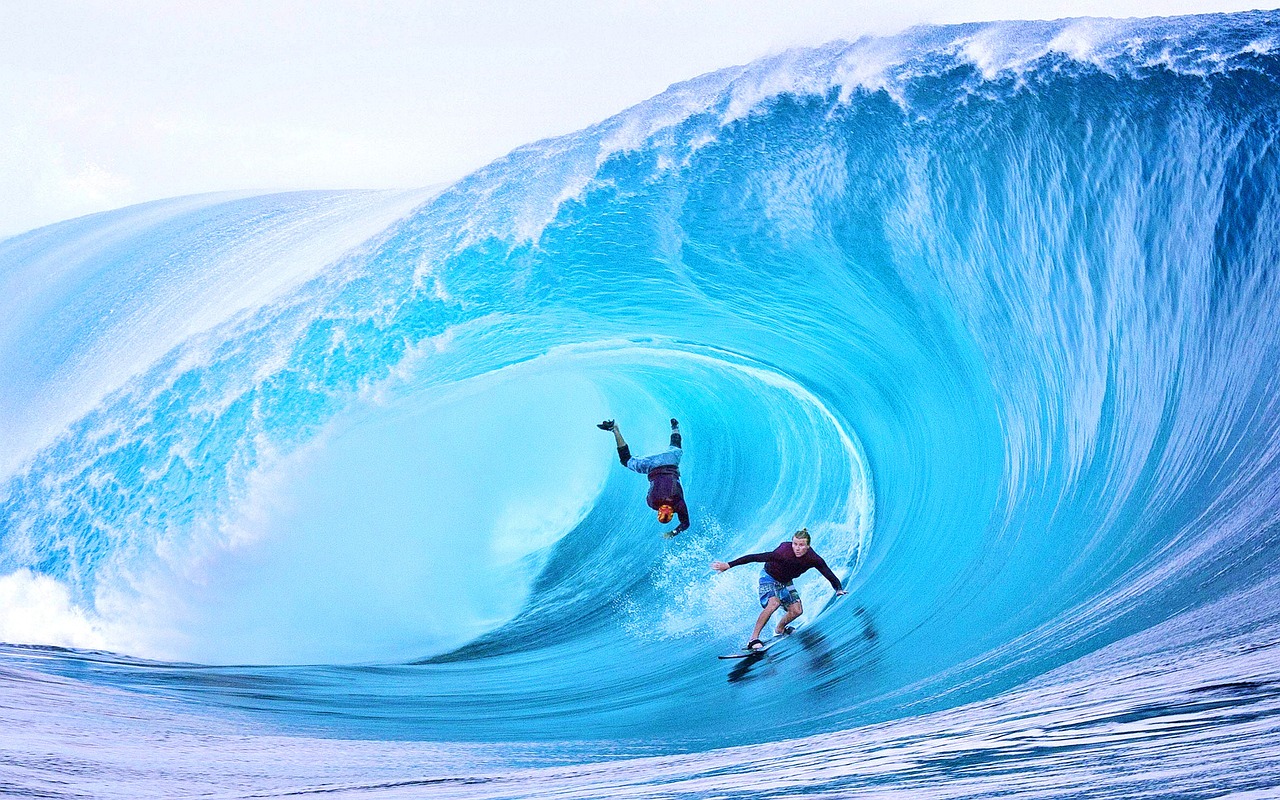 Riding waves to tranquility finding mental peace through surfing therapy